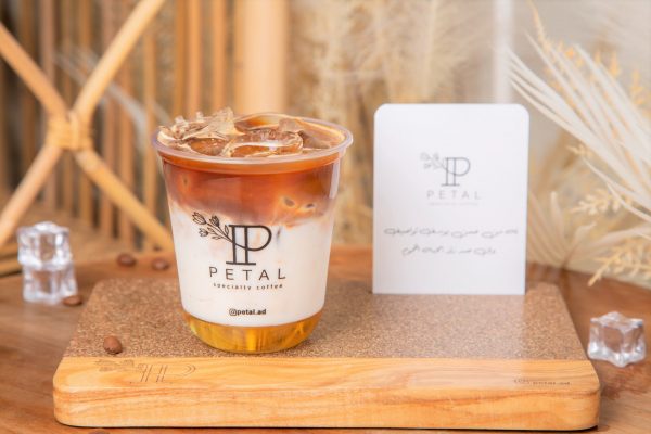 cold petal latte